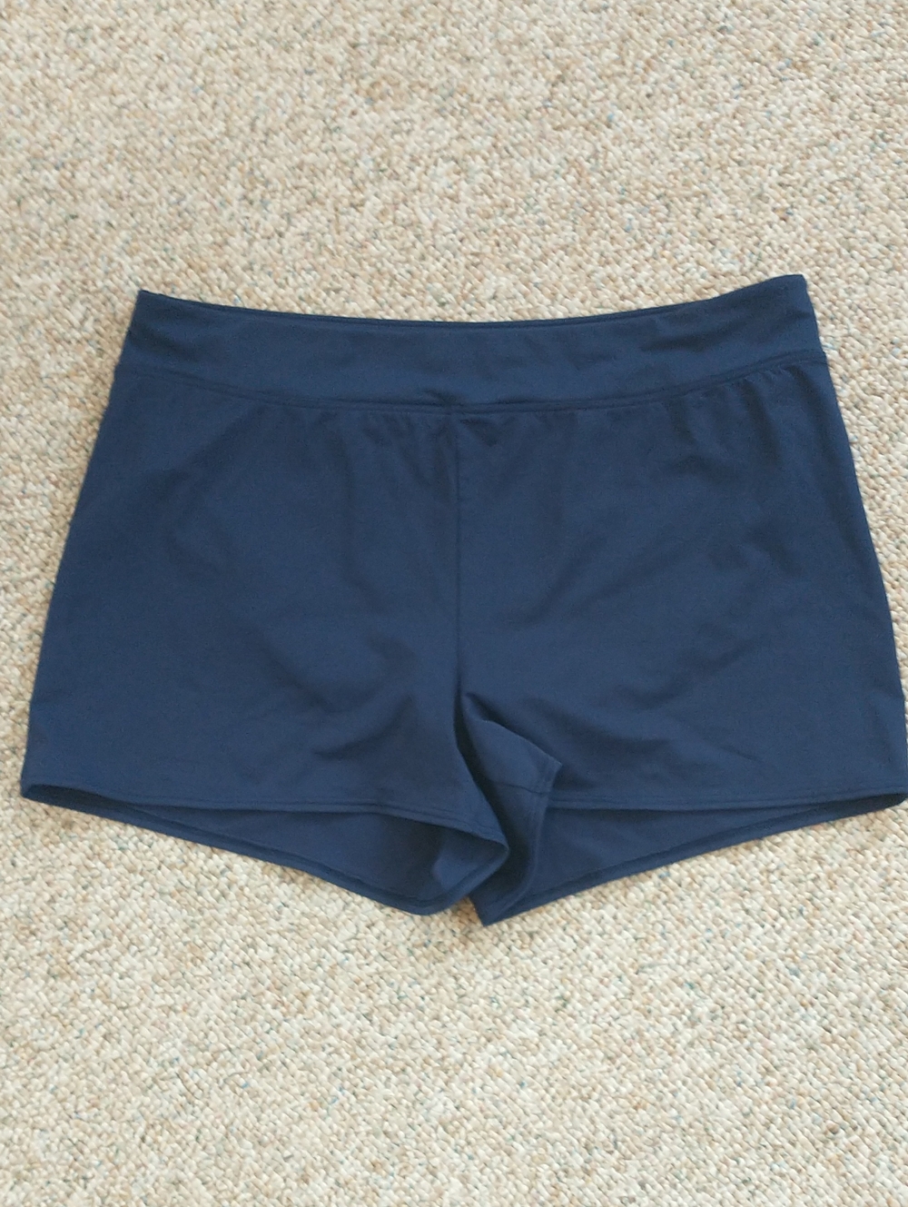 Lands' End Swim Shorts With Liner Deep Sea Navy Size 10